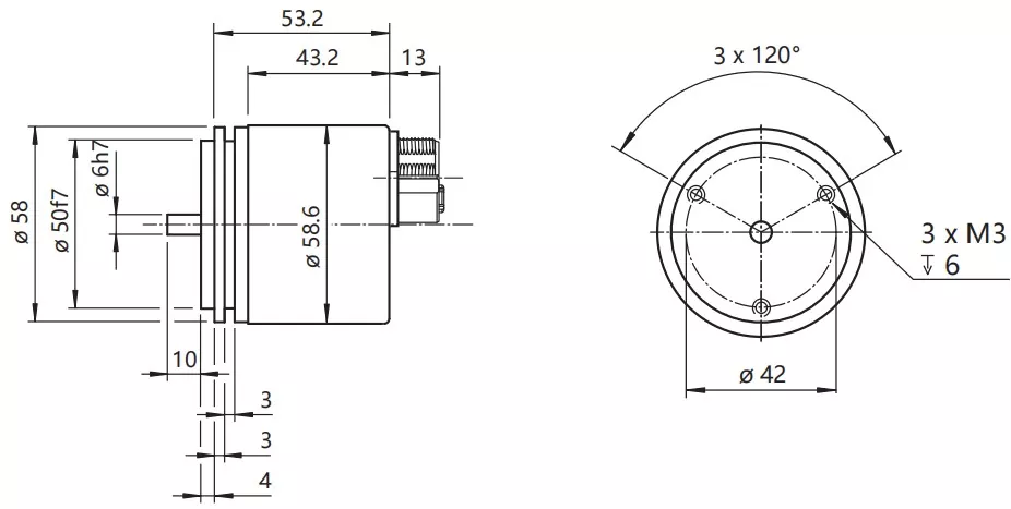 58mm Ethernet Ip Heavy Duty Encoder